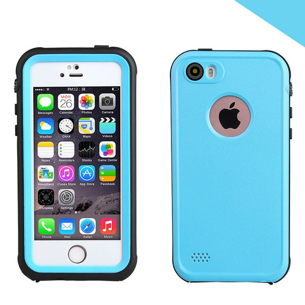 Waterproof Sealed Case For iPhone 5 5S SE Shockproof Touch ID Case Cover For iPhone 5S 5 Diving Swimming Original Case Bag