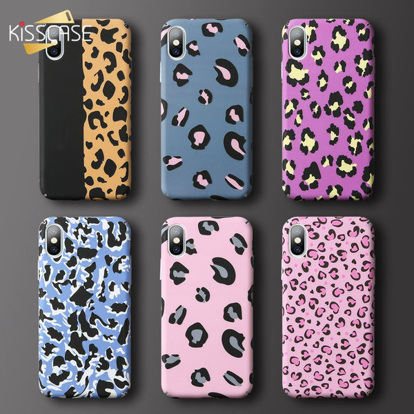 KISSCASE Luminous Phone Case For Huawei P20 P10 Lite Pro Leopard Pattern PC Cover For Mate 20 10 Fundas for Honor 10 9 lite 8X