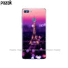 silicone case for huawei P smart 2018 Enjoy 7S case soft tpu back phone cover 360 full protective clear print transparent coque