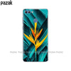 silicone case for huawei P smart 2018 Enjoy 7S case soft tpu back phone cover 360 full protective clear print transparent coque