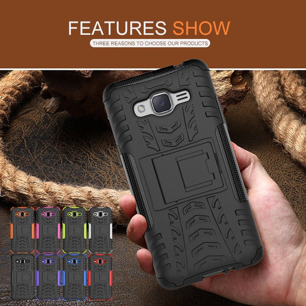 Mobile Cover For Case Samsung Galaxy J2 Prime Shockproof TPU + PC Strong Hybrid Phone Cases Cover For Galaxy J2 Prime G532 G532F