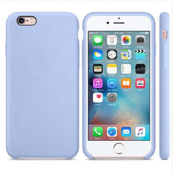 Have LOGO Original official Silicone Case For iPhone 7 8 XS Phone Case For iPhone X XR Cover For iPhone 6 6S Plus 5 5S