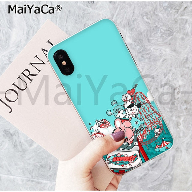 MaiYaCa On Sale! Luxury Cool Case BTS BT21 lovely Cartoon for iPhone 8 7 6 6S Plus X 5 5S SE 44S XS XR XS max mobile cover