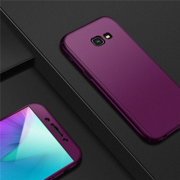 360 Full Protection Phone Case For Samsung Galaxy A7 A6 A8 J4 J6 J8 Plus 2018 Case Shockproof Cover For Samsung A5 A7 2017 Case