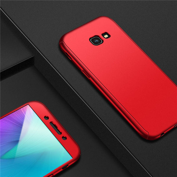 360 Full Protection Phone Case For Samsung Galaxy A7 A6 A8 J4 J6 J8 Plus 2018 Case Shockproof Cover For Samsung A5 A7 2017 Case