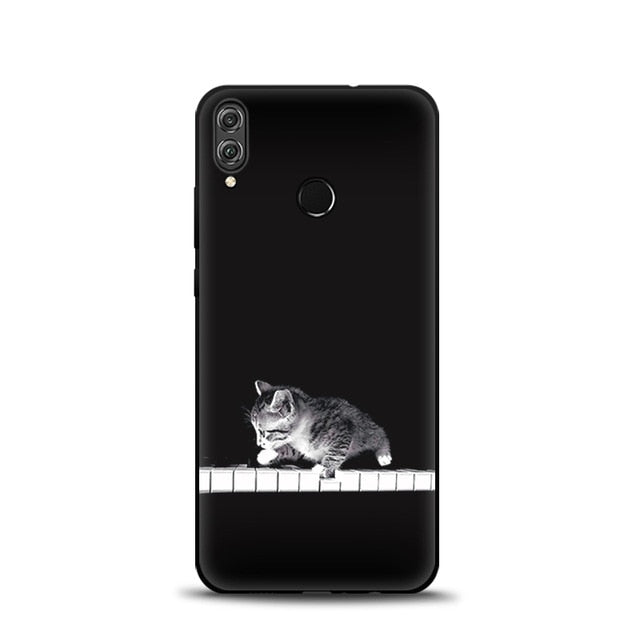 JURCHEN Case For Huawei Honor 8X Soft TPU Silicone Cartoon Cute Back Cover For Huawei Honor 8X JSN-AL00 a TL00 6.5" Phone Cases