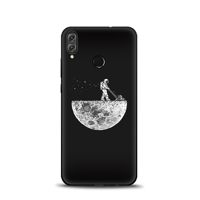 JURCHEN Case For Huawei Honor 8X Soft TPU Silicone Cartoon Cute Back Cover For Huawei Honor 8X JSN-AL00 a TL00 6.5" Phone Cases