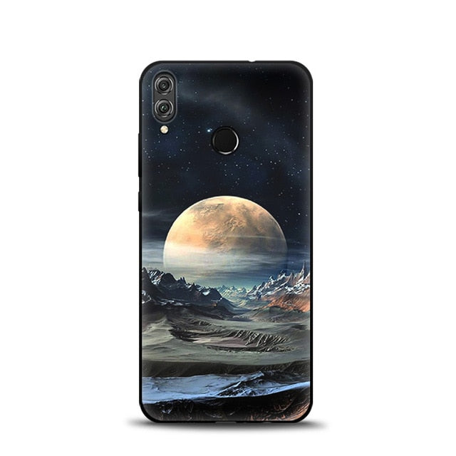 JURCHEN Case For Huawei Honor 8X Soft TPU Silicone Cartoon Cute Back Cover For Huawei Honor 8X JSN-AL00 a TL00 6.5" Phone Cases