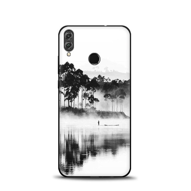 JURCHEN Case For Huawei Honor 8X Soft TPU Silicone Cartoon Cute Back Cover For Huawei Honor 8X JSN-AL00 a TL00 6.5" Phone Cases
