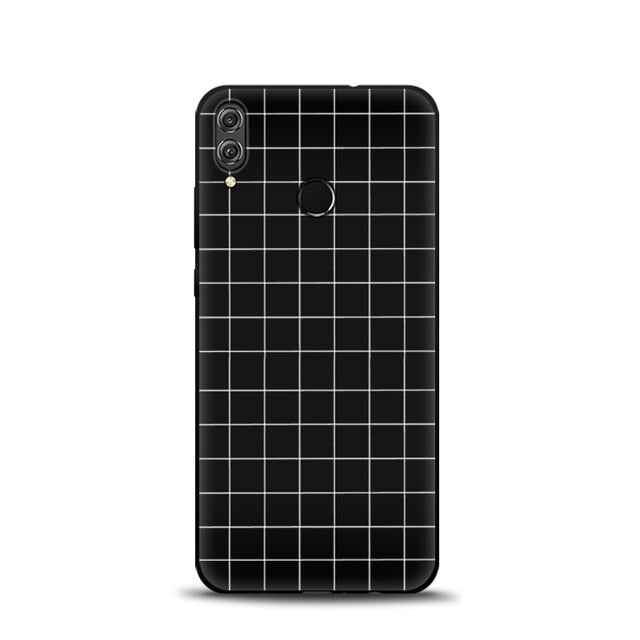 JURCHEN Case For Huawei Honor 8X Soft TPU Silicone Cartoon Cute Back Cover For Huawei Honor 8X JSN-AL00 a TL00 6.5" Phone Cases