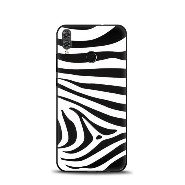 JURCHEN Case For Huawei Honor 8X Soft TPU Silicone Cartoon Cute Back Cover For Huawei Honor 8X JSN-AL00 a TL00 6.5" Phone Cases