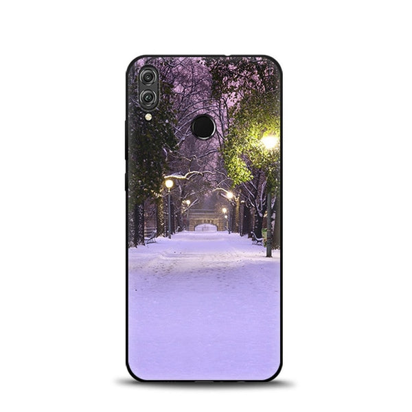 JURCHEN Case For Huawei Honor 8X Soft TPU Silicone Cartoon Cute Back Cover For Huawei Honor 8X JSN-AL00 a TL00 6.5" Phone Cases