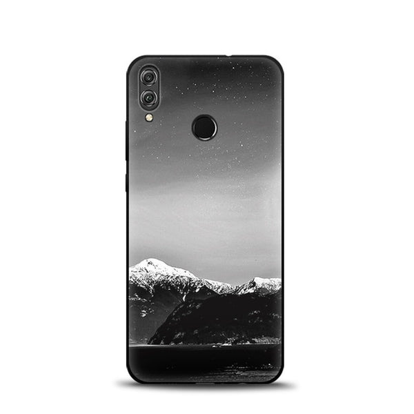 JURCHEN Case For Huawei Honor 8X Soft TPU Silicone Cartoon Cute Back Cover For Huawei Honor 8X JSN-AL00 a TL00 6.5" Phone Cases