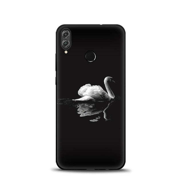 JURCHEN Case For Huawei Honor 8X Soft TPU Silicone Cartoon Cute Back Cover For Huawei Honor 8X JSN-AL00 a TL00 6.5" Phone Cases
