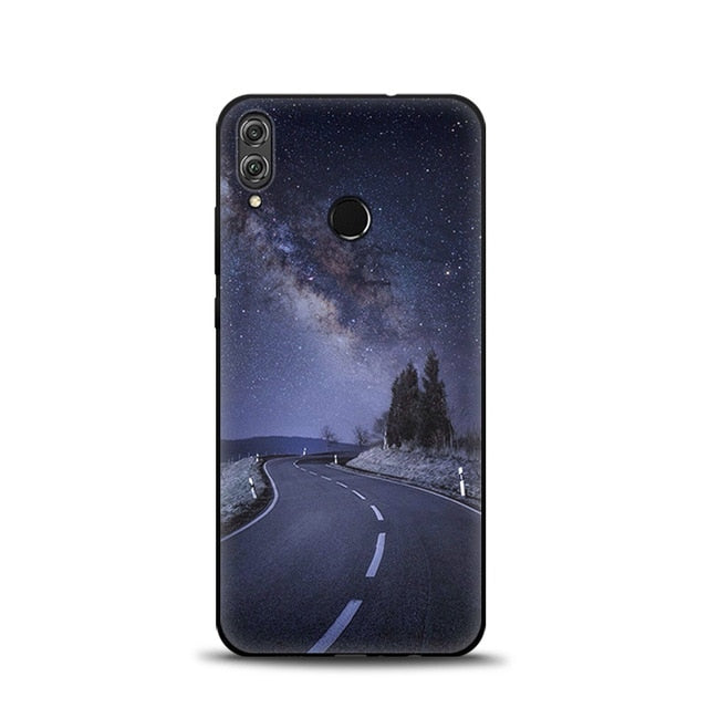 JURCHEN Case For Huawei Honor 8X Soft TPU Silicone Cartoon Cute Back Cover For Huawei Honor 8X JSN-AL00 a TL00 6.5" Phone Cases
