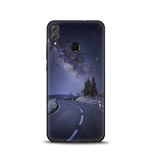 JURCHEN Case For Huawei Honor 8X Soft TPU Silicone Cartoon Cute Back Cover For Huawei Honor 8X JSN-AL00 a TL00 6.5" Phone Cases