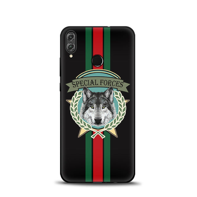 JURCHEN Case For Huawei Honor 8X Soft TPU Silicone Cartoon Cute Back Cover For Huawei Honor 8X JSN-AL00 a TL00 6.5" Phone Cases