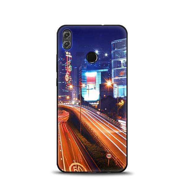 JURCHEN Case For Huawei Honor 8X Soft TPU Silicone Cartoon Cute Back Cover For Huawei Honor 8X JSN-AL00 a TL00 6.5" Phone Cases