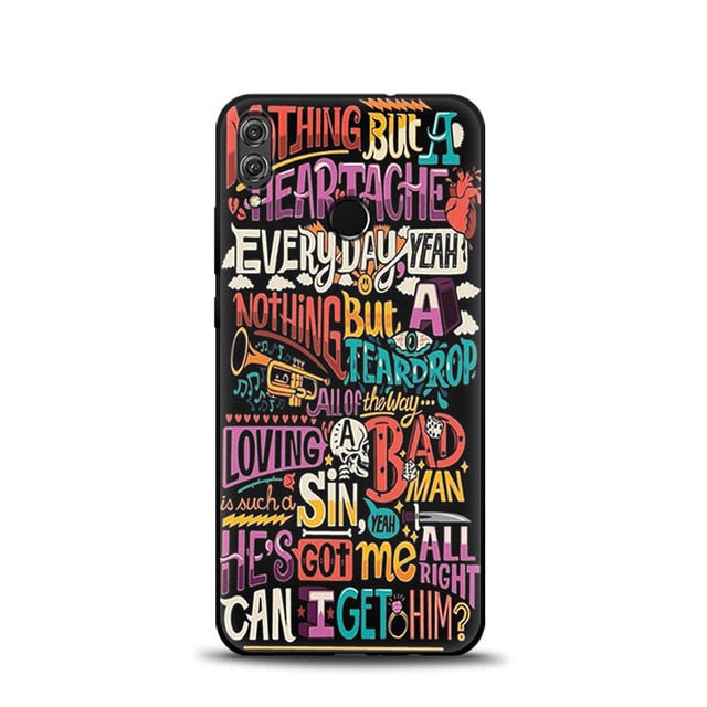 JURCHEN Case For Huawei Honor 8X Soft TPU Silicone Cartoon Cute Back Cover For Huawei Honor 8X JSN-AL00 a TL00 6.5" Phone Cases