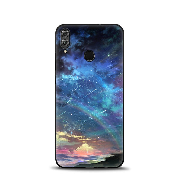 JURCHEN Case For Huawei Honor 8X Soft TPU Silicone Cartoon Cute Back Cover For Huawei Honor 8X JSN-AL00 a TL00 6.5" Phone Cases
