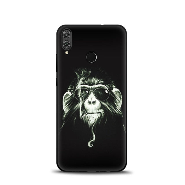JURCHEN Case For Huawei Honor 8X Soft TPU Silicone Cartoon Cute Back Cover For Huawei Honor 8X JSN-AL00 a TL00 6.5" Phone Cases