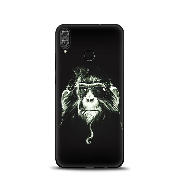 JURCHEN Case For Huawei Honor 8X Soft TPU Silicone Cartoon Cute Back Cover For Huawei Honor 8X JSN-AL00 a TL00 6.5" Phone Cases