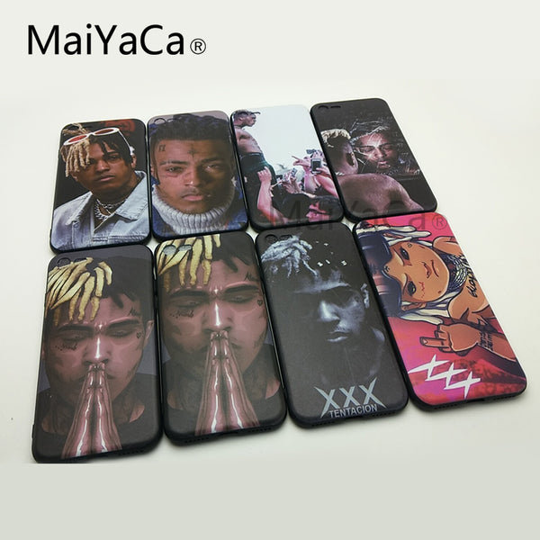 MaiYaCa Xxxtentacion Black TPU Soft Rubber Phone Case For iPhone 8s 8 plus 7 plus 6 6s plus 5S 5C X 10 XS XR Mobile phone cover