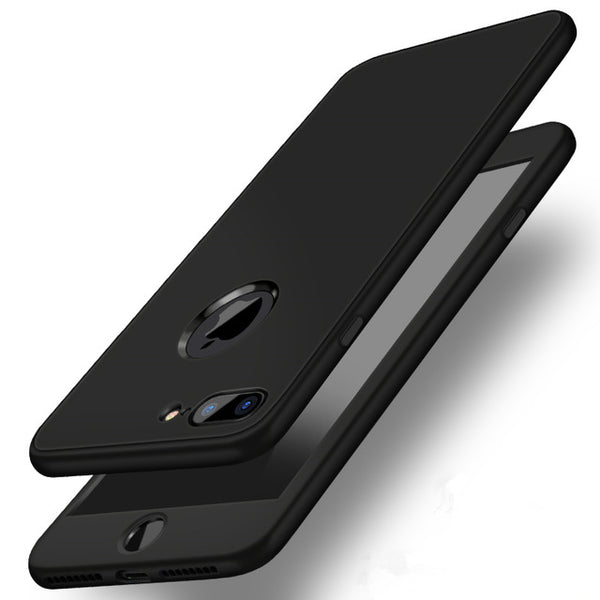 Ultra-thin 360 Full Body Phone Case For iPhone 7 Cases For iPhone X 6 6S 8 Plus 5 5S SE Cover Soft Silicone Shell Capa