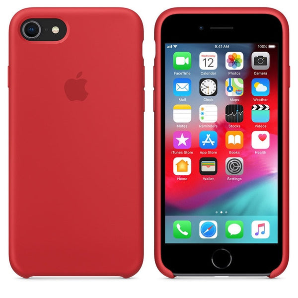 Have LOGO For iPhone 7 case cover 7 8 plus back cover ZRSE For apple Silicone Anti-knock phone case for iPhone 7 for iPhone 8