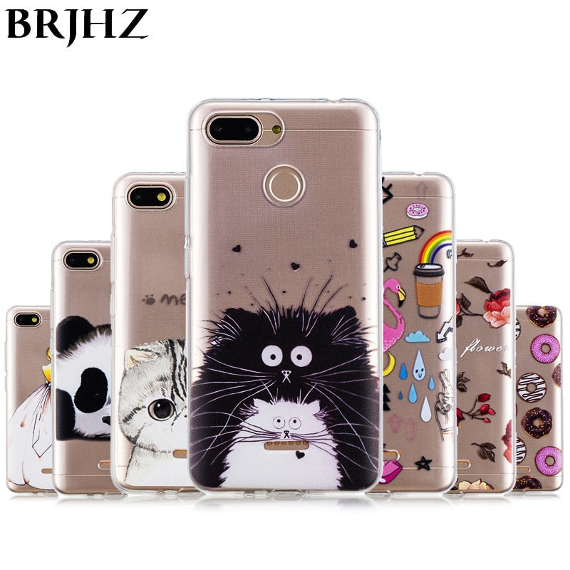 Soft TPU Silicone Case sFor Fundas Xiaomi Redmi 6 Case For Coque Xiaomi Redmi 6 Case Xiaomi Redmi 6 Cover Transparent Phone Case