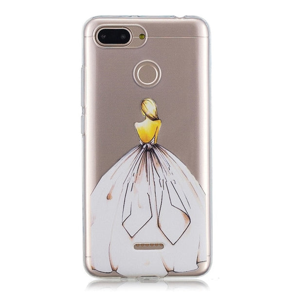 Soft TPU Silicone Case sFor Fundas Xiaomi Redmi 6 Case For Coque Xiaomi Redmi 6 Case Xiaomi Redmi 6 Cover Transparent Phone Case