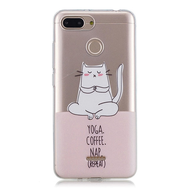 Soft TPU Silicone Case sFor Fundas Xiaomi Redmi 6 Case For Coque Xiaomi Redmi 6 Case Xiaomi Redmi 6 Cover Transparent Phone Case