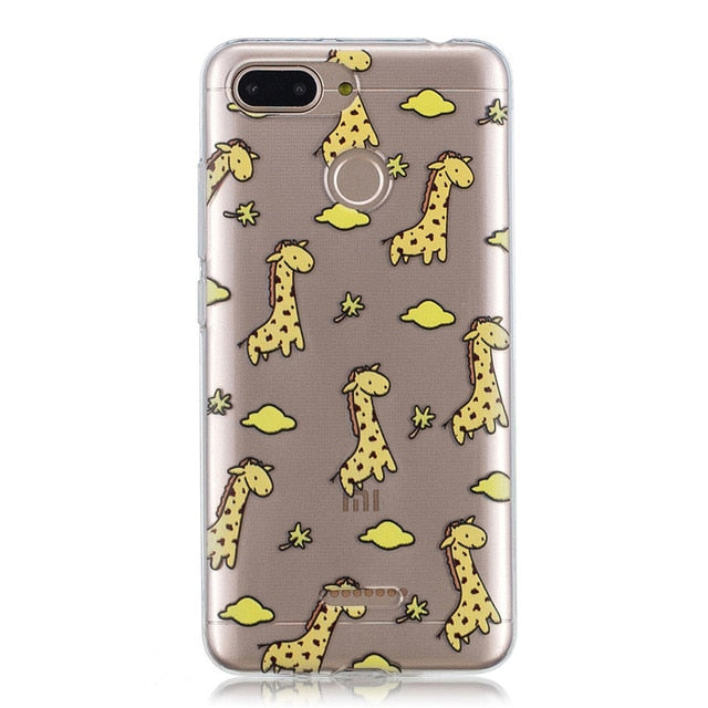 Soft TPU Silicone Case sFor Fundas Xiaomi Redmi 6 Case For Coque Xiaomi Redmi 6 Case Xiaomi Redmi 6 Cover Transparent Phone Case
