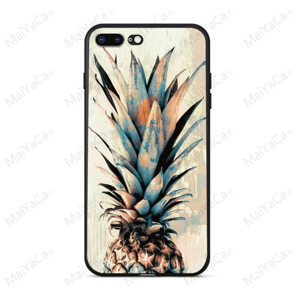 MaiYaCa pineapple On Sale Luxury Cool Phone Accessories Case For iphone 8 8plus 7 7plus 6 6plus 5 5s XR SE Soft TPU Mobile cover