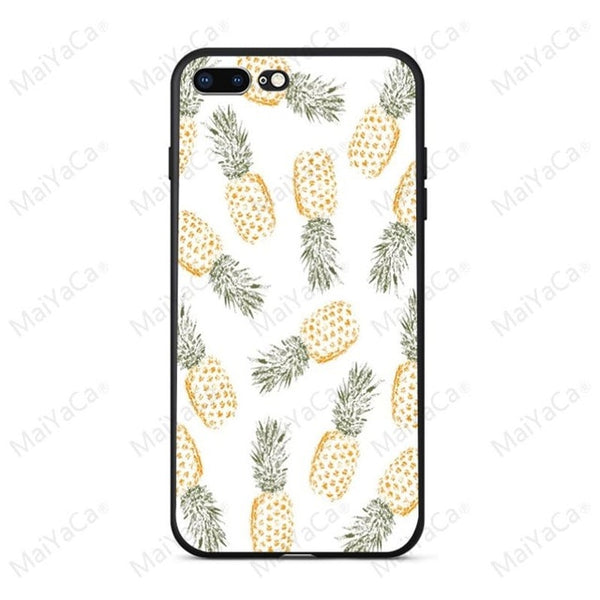 MaiYaCa pineapple On Sale Luxury Cool Phone Accessories Case For iphone 8 8plus 7 7plus 6 6plus 5 5s XR SE Soft TPU Mobile cover