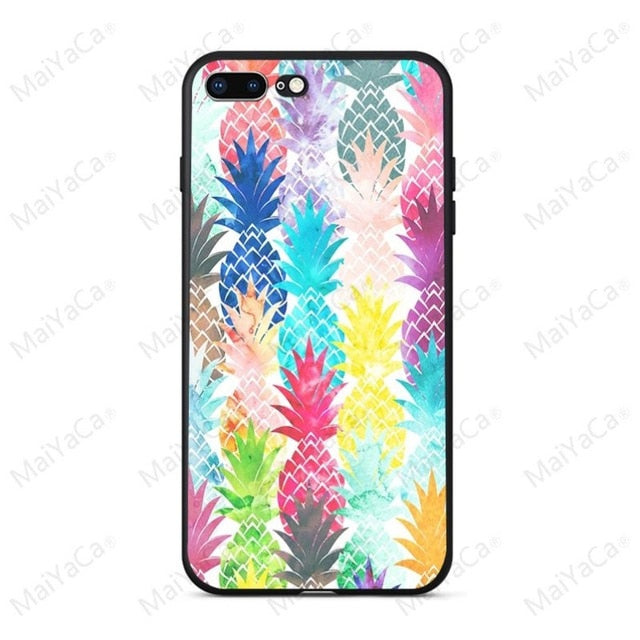 MaiYaCa pineapple On Sale Luxury Cool Phone Accessories Case For iphone 8 8plus 7 7plus 6 6plus 5 5s XR SE Soft TPU Mobile cover