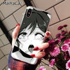 MaiYaCa Anime girl cartoon japan Coque Shell Phone Case for Apple iPhone 8 7 6 6S Plus X XS MAX 5 5S SE XR Mobile Cover