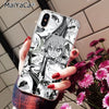 MaiYaCa Anime girl cartoon japan Coque Shell Phone Case for Apple iPhone 8 7 6 6S Plus X XS MAX 5 5S SE XR Mobile Cover