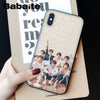 Babaite BTS Pattern TPU Soft Phone Accessories Cell Phone Case for Apple iPhone 8 7 6 6S Plus X XS MAX 5 5S SE XR Mobile Cover