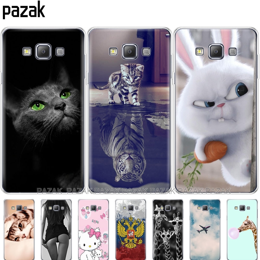 silicone case for Samsung Galaxy A5 2015 Phone Cases Soft Silicon Covers for Samsung A5 A500H A500F 5.0 " inch Phone shell new