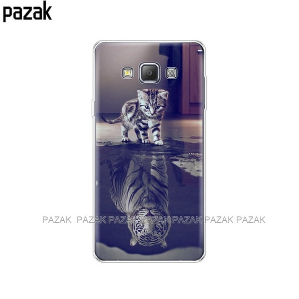 silicone case for Samsung Galaxy A5 2015 Phone Cases Soft Silicon Covers for Samsung A5 A500H A500F 5.0 " inch Phone shell new