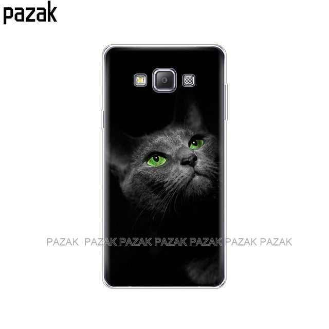 silicone case for Samsung Galaxy A5 2015 Phone Cases Soft Silicon Covers for Samsung A5 A500H A500F 5.0 " inch Phone shell new