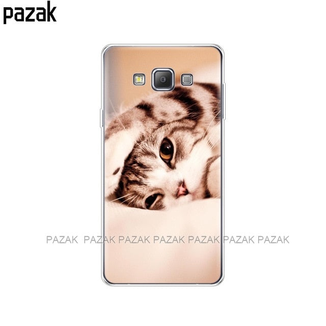 silicone case for Samsung Galaxy A5 2015 Phone Cases Soft Silicon Covers for Samsung A5 A500H A500F 5.0 " inch Phone shell new