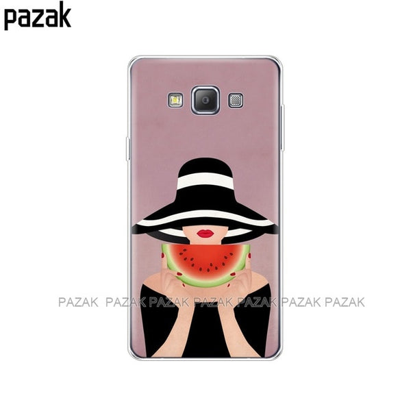 silicone case for Samsung Galaxy A5 2015 Phone Cases Soft Silicon Covers for Samsung A5 A500H A500F 5.0 " inch Phone shell new