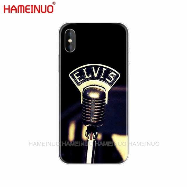 HAMEINUO Elvis Presley Kiss Luxury cell phone Cover case for iphone X 8 7 6 4 4s 5 5s SE 5c 6s plus