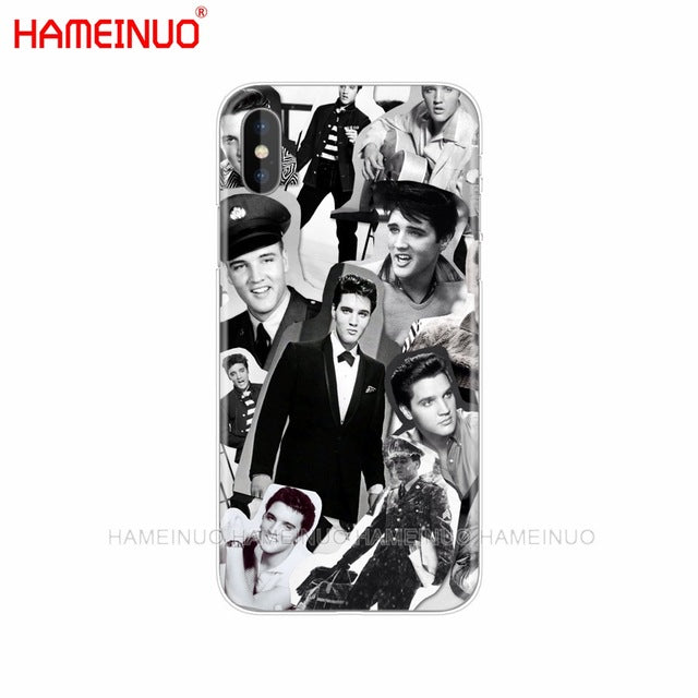 HAMEINUO Elvis Presley Kiss Luxury cell phone Cover case for iphone X 8 7 6 4 4s 5 5s SE 5c 6s plus