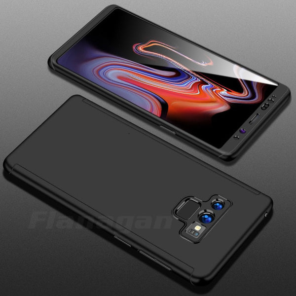 Luxury 360 Full Cover Cases For Samsung Galaxy S9 S8 Plus S7 Edge Shockproof Phone Case For Samsung Note 9 8 Case With Glass