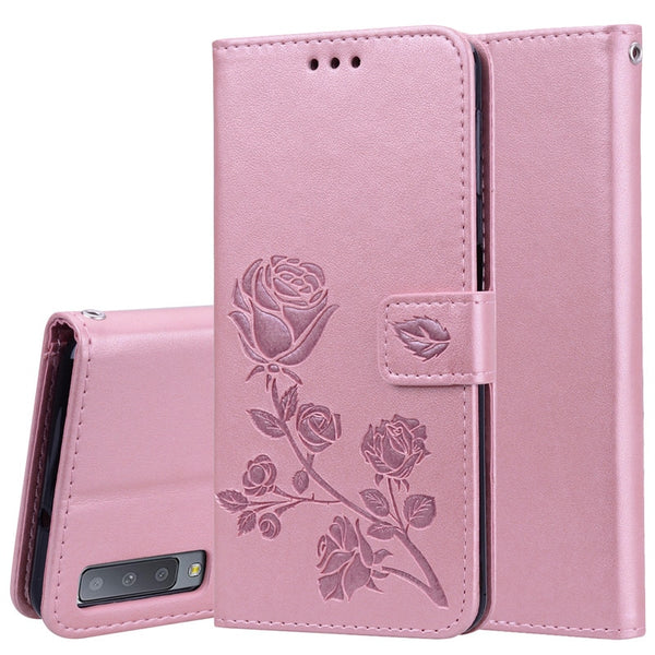 For Samsung A7 2018 Case Flip Cover Silicon Leather Wallet Phone Case For Samsung Galaxy A7 2018 A750 Wallet For Samsung A7 2018