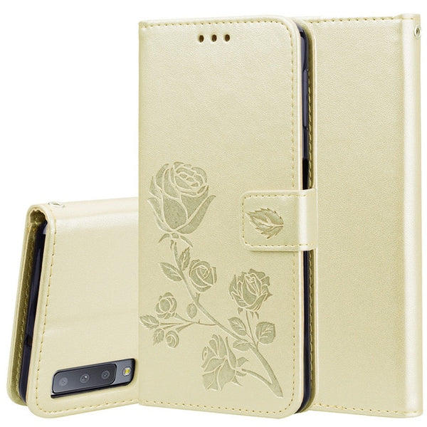 For Samsung A7 2018 Case Flip Cover Silicon Leather Wallet Phone Case For Samsung Galaxy A7 2018 A750 Wallet For Samsung A7 2018