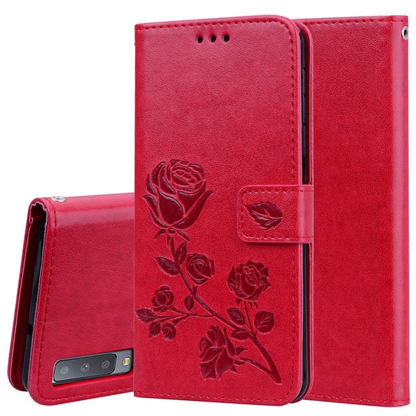 For Samsung A7 2018 Case Flip Cover Silicon Leather Wallet Phone Case For Samsung Galaxy A7 2018 A750 Wallet For Samsung A7 2018